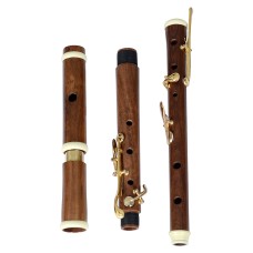 Irish Flute in D | 6-key | D'Almaine London | Cocobolo Wood